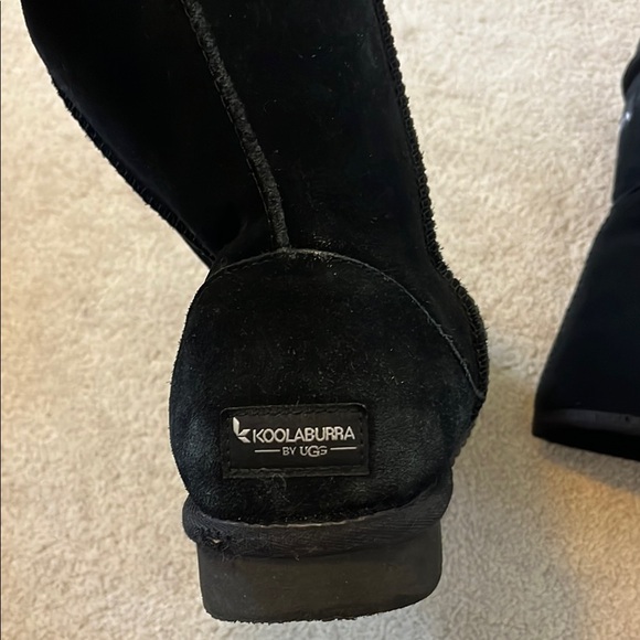 Black Suede Boots - Picture 6 of 11